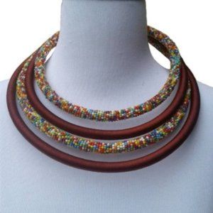 Beaded African Necklace